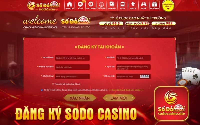 đăng ký sodo casino